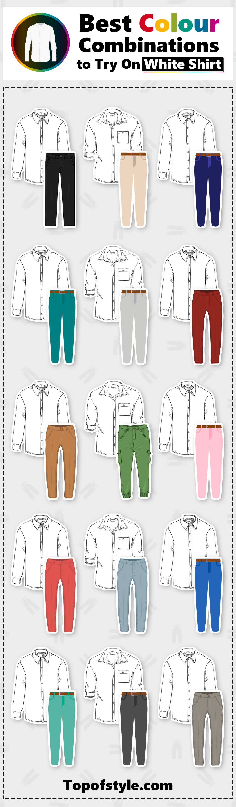 Mens Clothes Best Formal Shirt Pants Colour Combinations Matching Dress Shirts  Trousers  YouTube