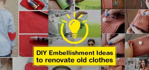 18 Mind Blowing DIY Embellishment Ideas To Make your Old clothes New