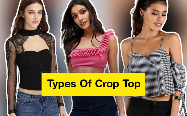 various crop tops all sizes