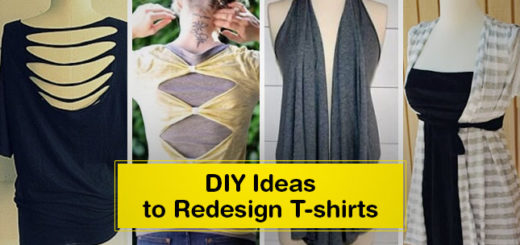 DIY Ideas to redesign t-shirts