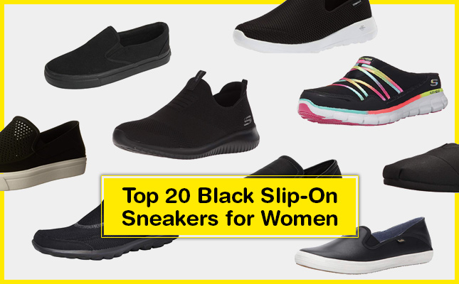 Top 20 Black Slip On Sneakers for Women 