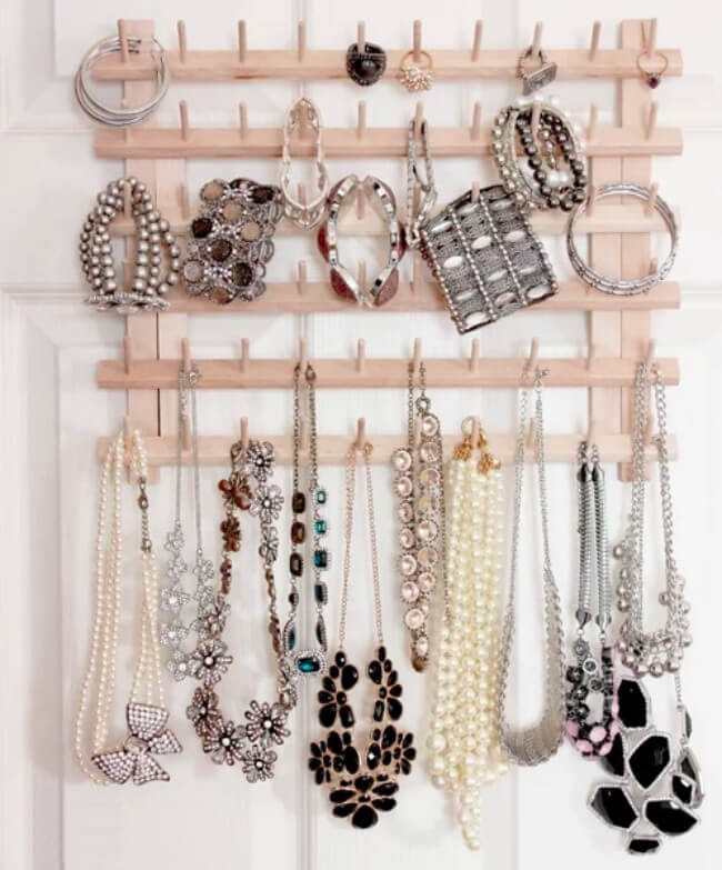 45 Diy Jewellery Storage S To Save Space Smartly Topofstyle Blog - Storage Jewelry Wall Racks