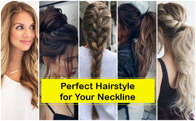 Neckline And Hairstyles: How To Find The Perfect Match Hairstyle For Dress  Type