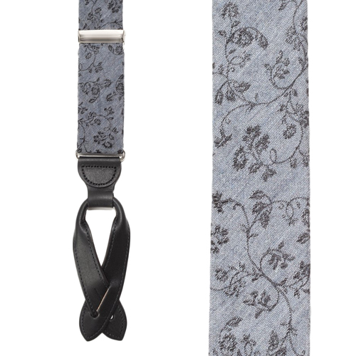 Floral pattern suspender for men,floral suspender online
