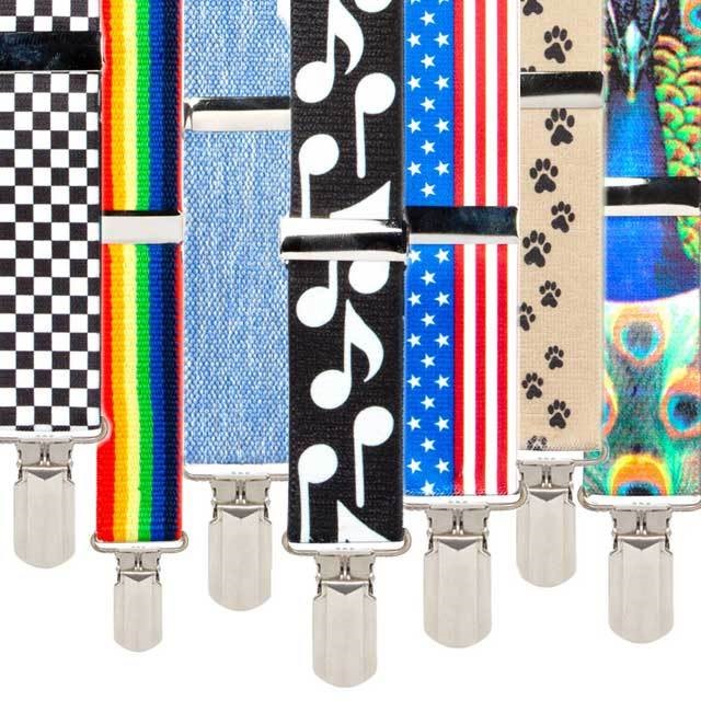 Multicolor suspenders for men,novelty suspender online 