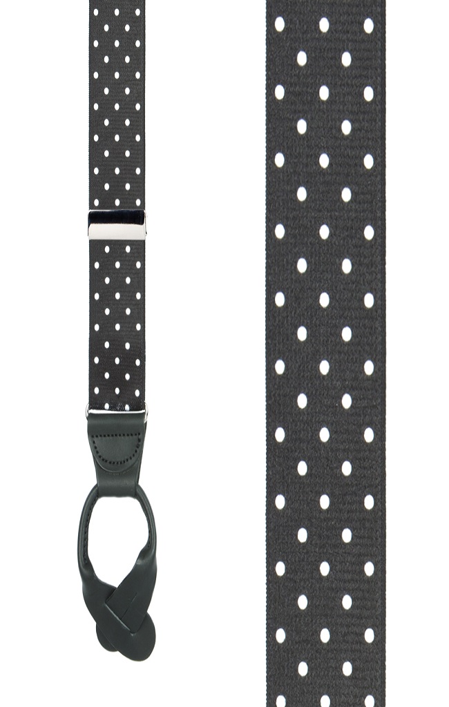 Printed suspender for men,polkadots suspender for men 