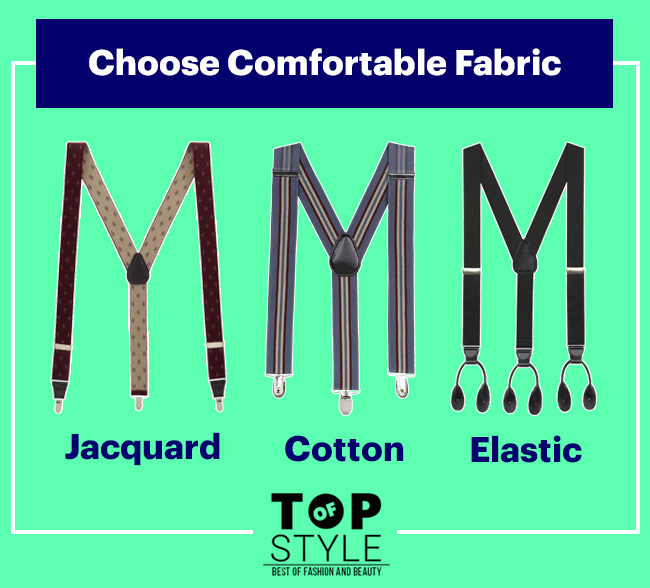 Comfortable fabric for suspender,online comfortable suspenders