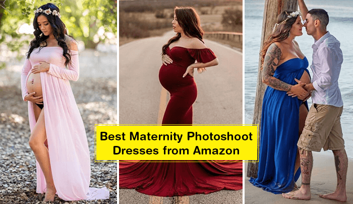 SPRING PARK Soft Stretchy Off Shoulder Skirt Dress Pregnancy Gown for  Photoshoot - Walmart.com