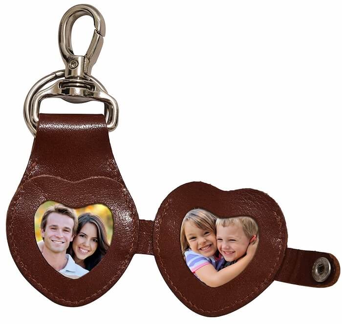 car keychain leather