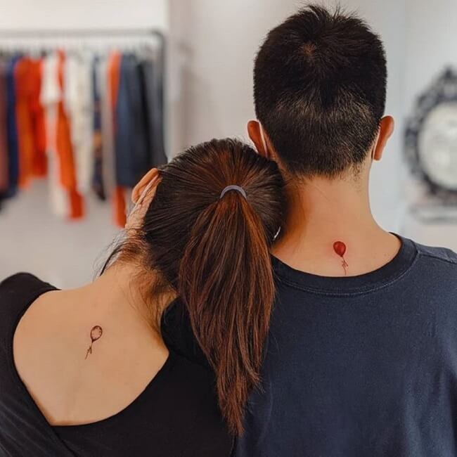 Tattoo tagged with: tattooed couple, back | inked-app.com