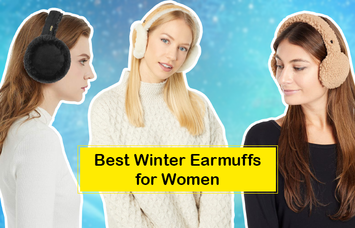 Brown Simple Winter Bowknot Women Outdoor Ear Warm Earmuffs 