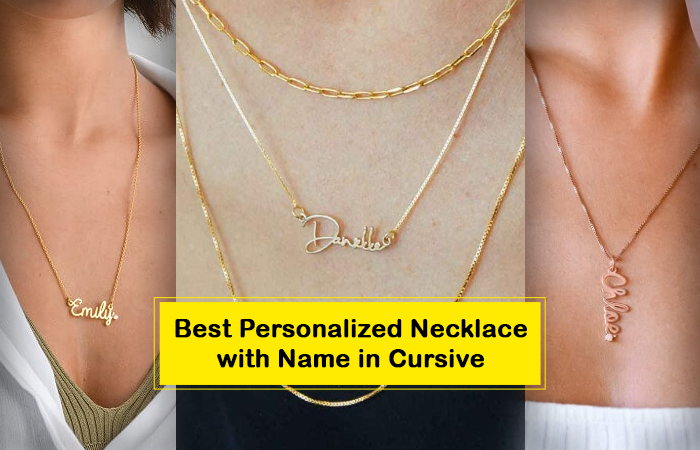 20 Best Personalized Necklace with Name in Cursive