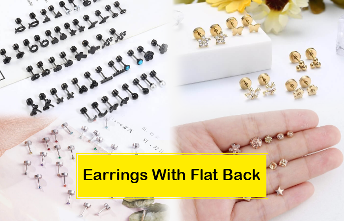 Best Earrings With Flat Back To Buy Today