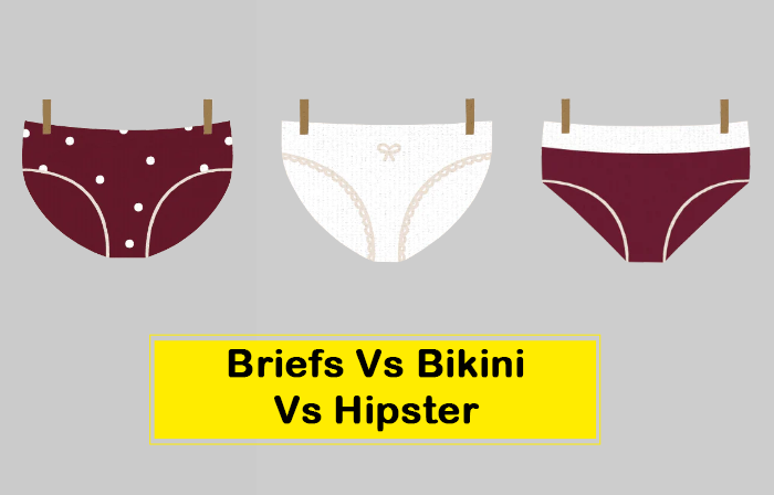 Briefs Vs Bikini Vs Hipster for Women