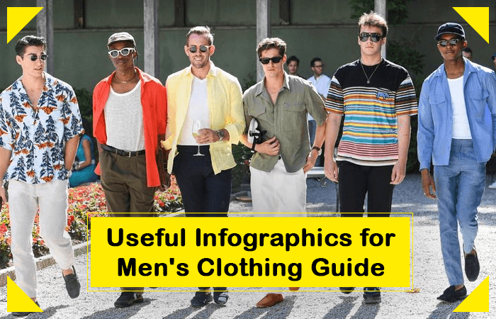 Men’s Fashion Style: What to Wear With & When – A Complete Clothing Guide Infographic