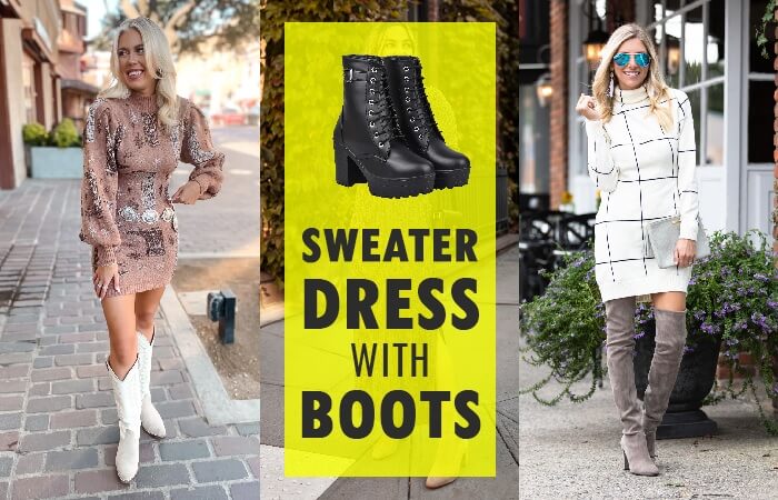 Sweater Dress With Boots: A to Z Style Guide From Ankle Boots to High Boots