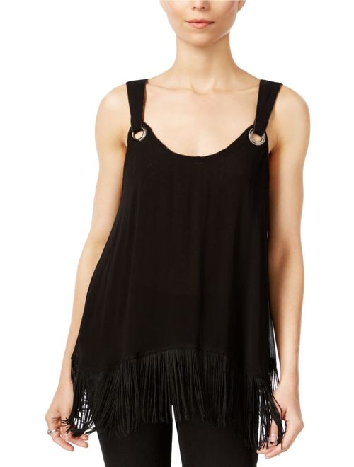 Free People Womens Midnight Moves Tank Top black XS