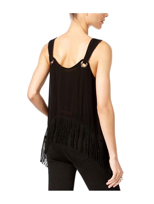 Free People Womens Midnight Moves Tank Top black XS