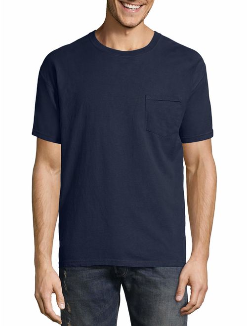 Hanes Men's ComfortWash Garment Dyed Short Sleeve Pocket T-Shirt
