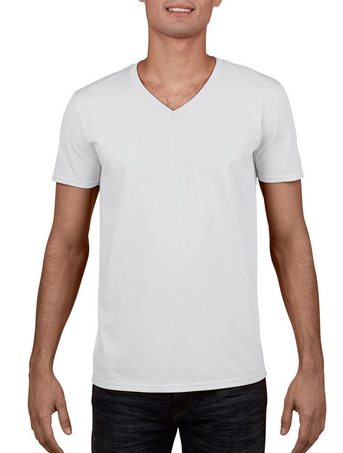 Gildan Men's Softstyle Fitted V-Neck Short Sleeve T-Shirt