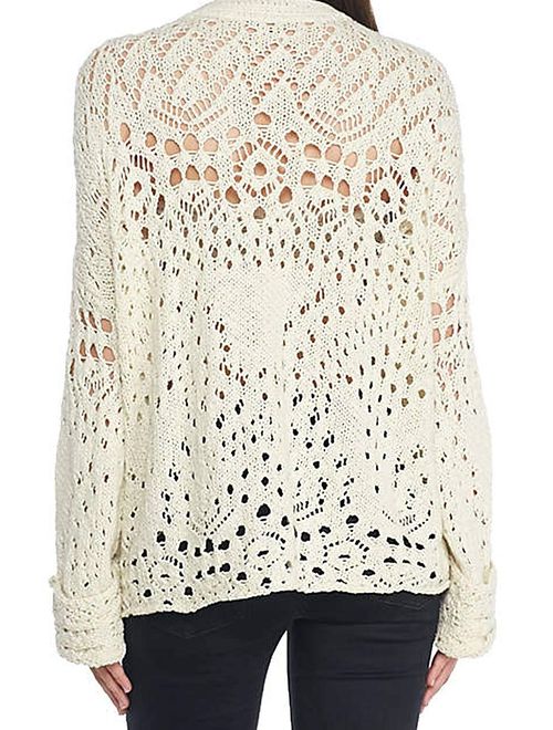 Free People traveling lace sweater