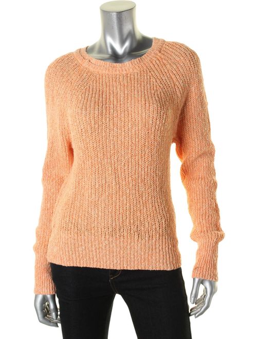 Free People Womens Knit Long Sleeves Pullover Sweater