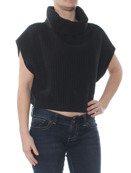 FREE PEOPLE Womens Black Sleeveless Sweater Size: S