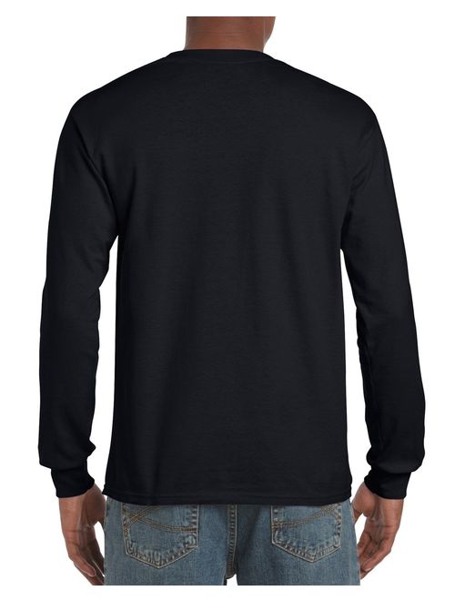 Gildan Men's Ultra Cotton Long Sleeve T-Shirt, Style G2400, 2-Pack