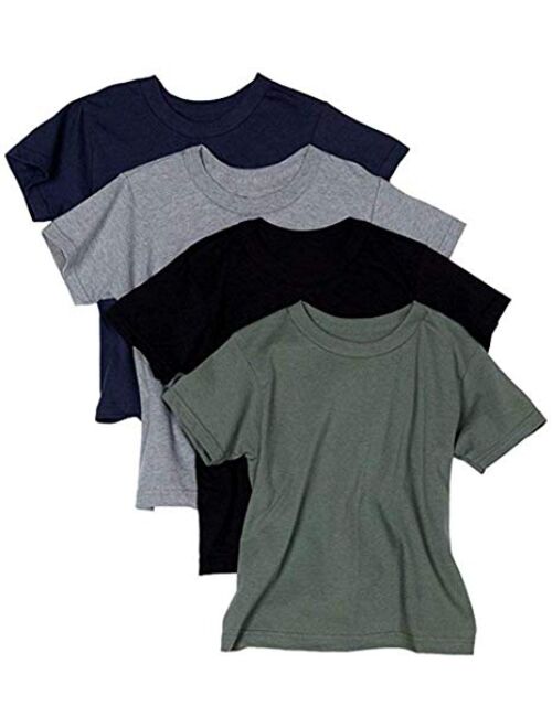 Hanes Men's Cotton Solid Short Sleeve Crew Neck T-Shirt
