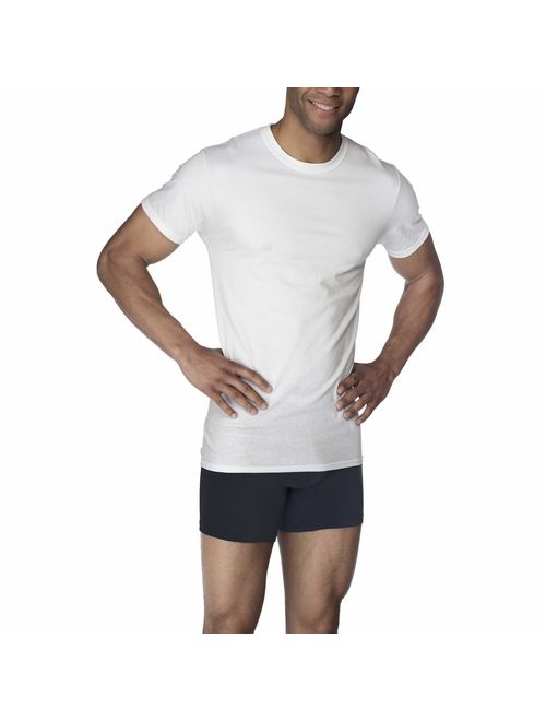 Gildan Men's Multicolour Short Sleeve Cotton Solid  Assorted Crew T-Shirt 