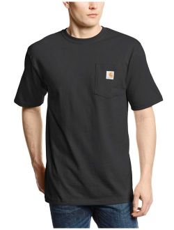 Men's K87 Workwear Cotton Solid Pocket Short Sleeve T-Shirt