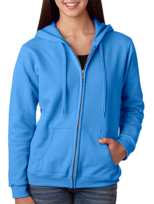 Gildan 18600FL Ladies HeavyBlend Sweatshirt -Carolina Blue-2X-Large