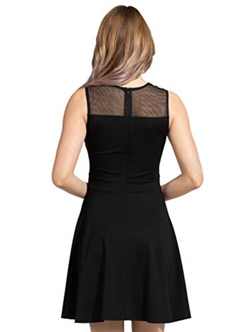 Buy Sylvestidoso Women's A-Line Pleated Sleeveless Little Cocktail Party  Dress with Floral Lace online | Topofstyle