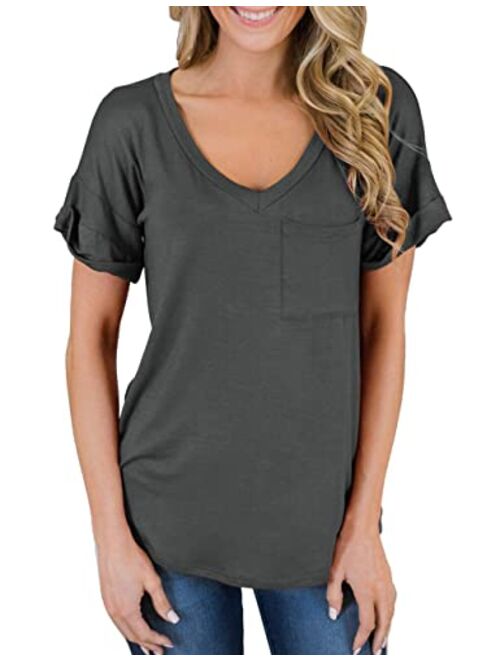 Long Sleeve T Shirt for Women THENLIAN Women Lace Floral Splicing O-Neck T-Shirt Blouse Tops