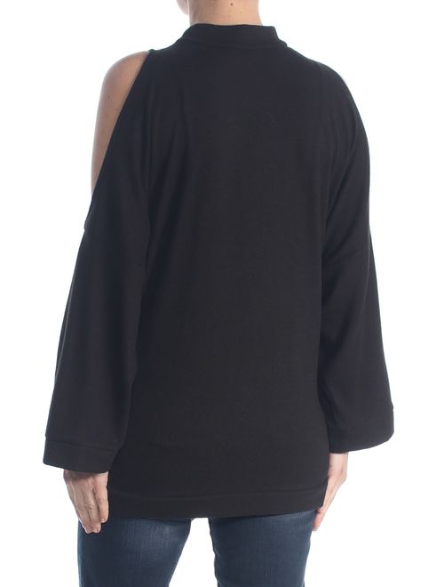 1.STATE Womens Cold Shoulder Tunic Sweater