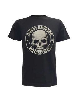 Men's H-D Skull Badge Short Sleeve T-Shirt Black. 30298293, Harley Davidson