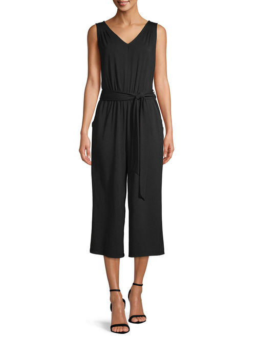 Time and Tru Women's Knit Jumpsuit