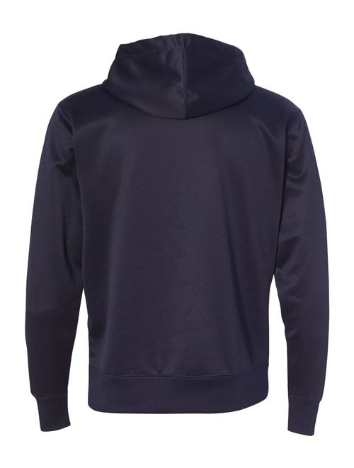 Independent Trading Co. Poly-Tech Hooded Full-Zip Sweatshirt