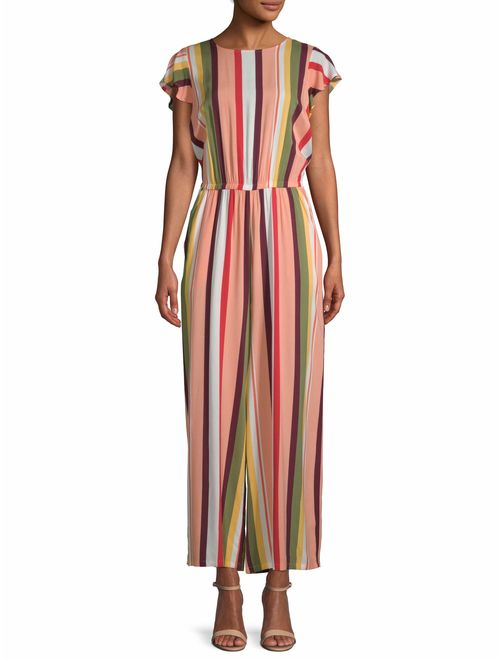 Time and Tru Women's Woven Jumpsuit
