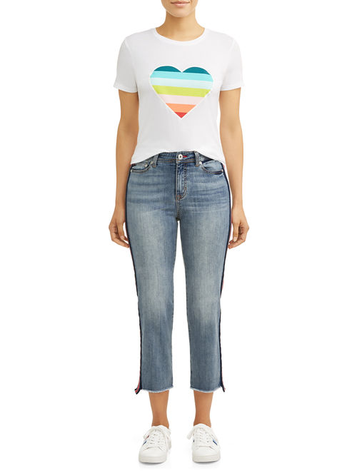 EV1 from Ellen DeGeneres Women's Maddy Jean With Side Stripe