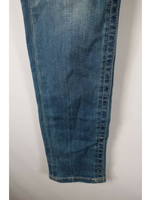 B9650 Women's MISS ME Rhinestones Distressed Ankle Skinny Denim Jeans Size 30