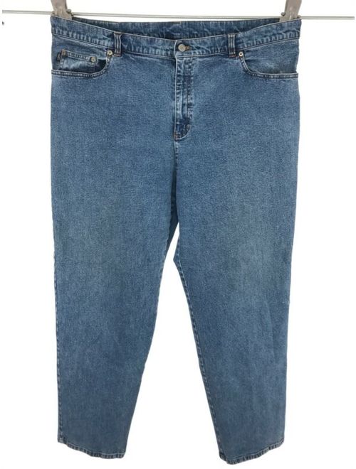 Polo Ralph Lauren Ralph Lauren Lauren Jeans Co Women Tapered Jeans Sz 20W Medium Wash Stretch READ