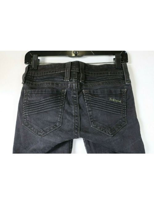 B9659 Women's ROCK REVIVAL SUZE Flap Pocket Skinny Denim Jeans Size 25