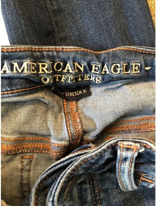 American Eagle Outfitters Skinny Stretch X Jegging Distressed sz 0