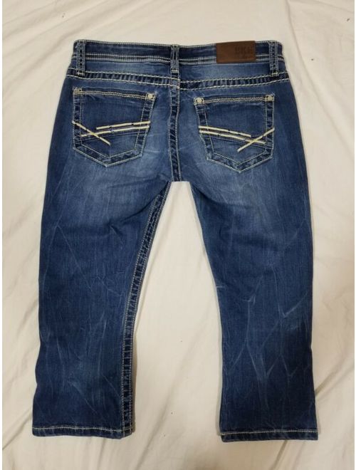 BKE Stella Cropped Capris Stretch Jeans Size 25