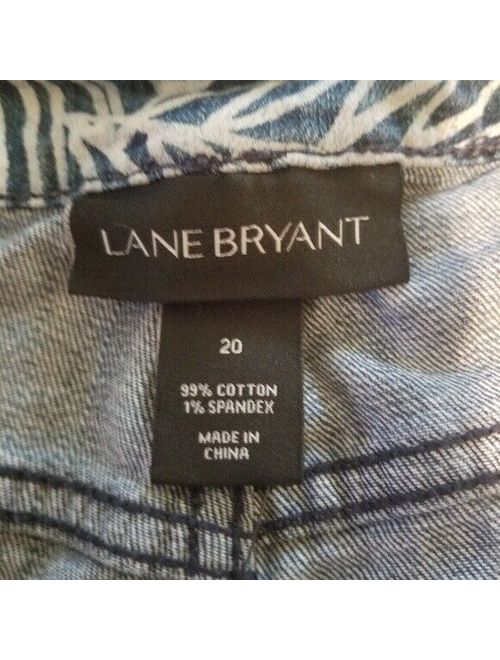 Lane Bryant Palm Print Shorts Sz 20