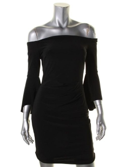 Lauren Ralph Lauren Womens Petites Spencer Off-The-Shoulder Party Dress