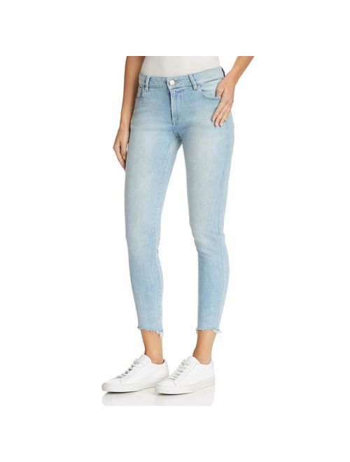 DL1961 Womens Coco Blue Frayed Hem Light Wash Skinny Ankle Jeans 30 BHFO 4732