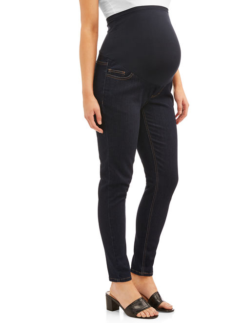 Time and Tru Maternity Full Panel Rinse Wash 5 Pocket Skinny Jean