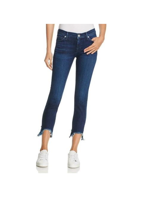 Hudson Womens Colette Blue Denim Mid-Rise Skinny Jeans Juniors 30 BHFO 9467